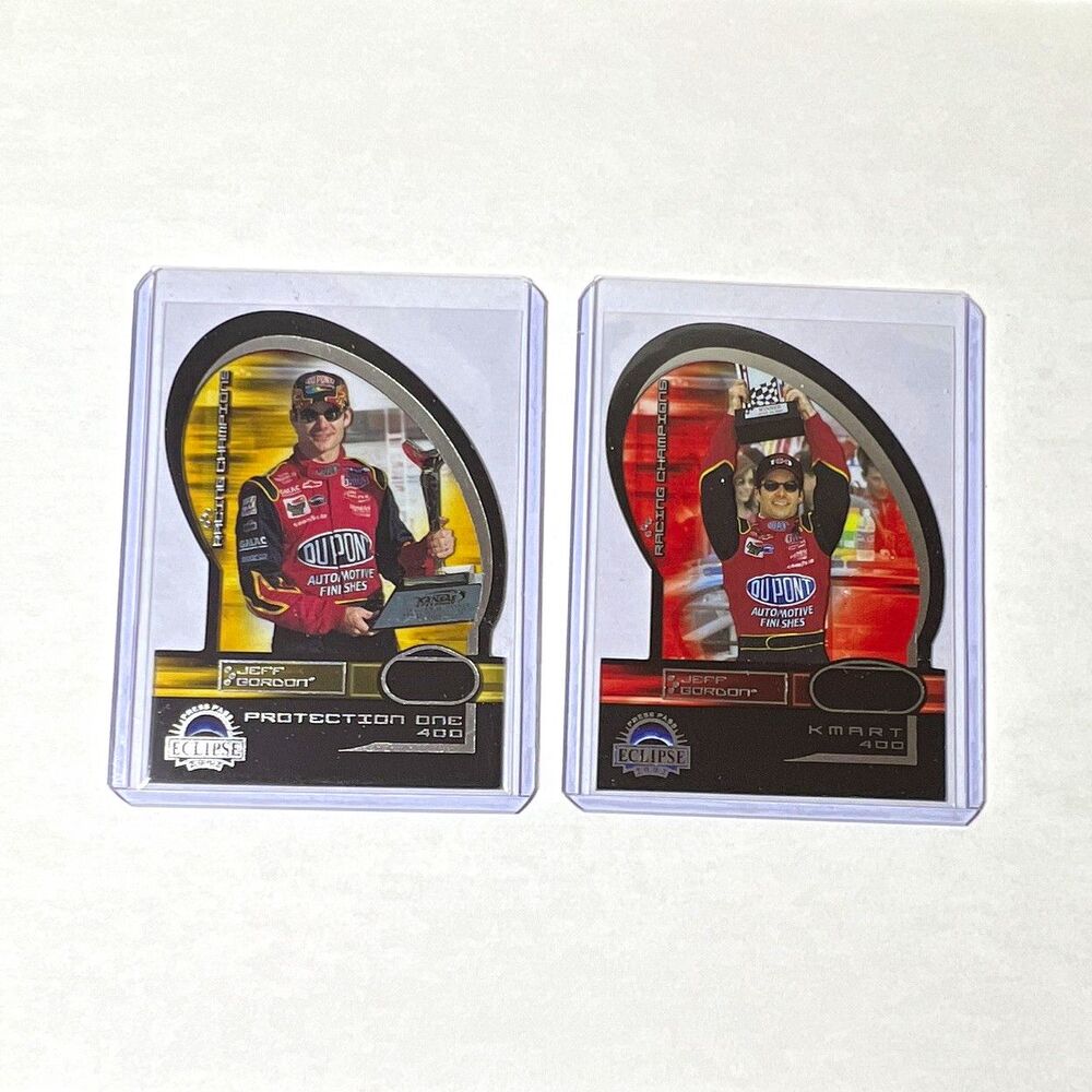 Press Pass 2002 Eclipse Jeff Gordon NASCAR Racing Champions 2-Card Lot K-51 K-54
